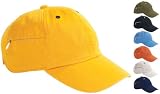 6-Panel Baseball Cap With Zipper Pocket