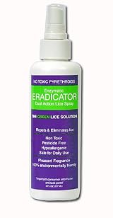 Lice Repellant Natural Mint ERADICATOR Lice Spray - 8oz
