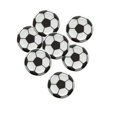 Dekor-Kleinteile "Fu�ball" - 25 St�ck
