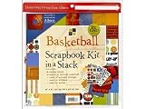 DieCuts Scrapbook Kit In A Stack 8"x 8" Basketball