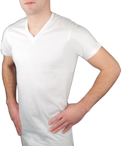 V-Neck Undershirt: Maximum Armpit Sweat Proof Pads