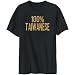 T-Shirt Mens Black " 100% Taiwanese " Countries