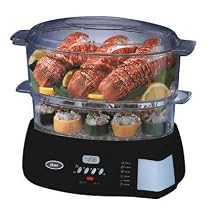 Oster 5716 Programmable Digital Food Steamer, Black