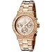 Invicta Women's 1277 II Collection Chronograph 18K Rose Gold Ion-Plated Stainless Steel Watch