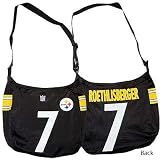 Pittsburgh Steelers NFL Roethlisberger #7 Jersey Tote Bag Purse
