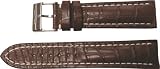 NEW BREITLING 24/20 BROWN CROCODILE PATTERN STRAP