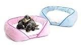 PUPPY Liegebett fuer Welpen 65 x 20 x 20cm in ROSA oder HELLBLAU