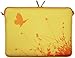 Digittrade LS114-15 Summer Designer MacBook Pro 15 Inch Neoprene Case up to 39.1 cm (15.6 Inches) PC Computer Mac Book Case Butterfly Yellow/Orange