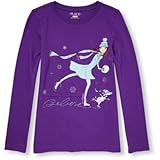 THE CHILDREN'S PLACE(ザ・チルドレンズプレイス) グリッターアイスガール&パピーグラフィックティ トップス長袖Tシャツ 5～6歳【並行輸入】