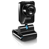 41jVquVyUuL. SL160  Philips SPZ3000 VGA PC Webcam (Digital Mikrofon, 3 fach Digital Zoom, 1,3 MP (interpoliert), CMOS Sensor, USB Port) schwarz