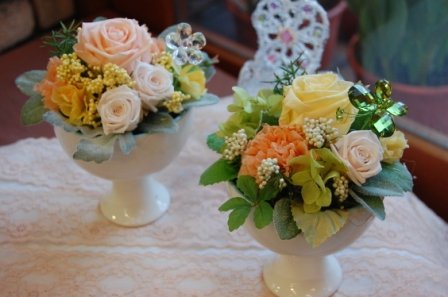 ☆枯れないお花☆プリザーブドアレンジ