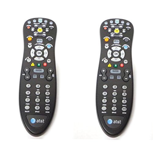 2-LOT Pair Set Genuine AT&T U-Verse Uverse S10-S4 Standard IR Infrared Multifunctional Digital DVR TV Television Universal Cable Box Black Remote Control Compatible Part Numbers: D-5456262551911, CYB UG-R#0713 2-LOT Pair Set Genuine AT&T U-Verse Uverse S10-S4 Standard IR Infrared Multifunctional Digital DVR TV Television Universal Cable Box Black Remote Control Compatible Part Numbers: D-5456262551911, CYB UG-R#0713