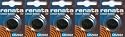 5 x Renata CR2032 Button Cell / Coin Batteries