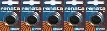 5 x Renata CR2032 Button Cell / Coin Batteries