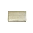 Metallic Leather Hard Business Card Case