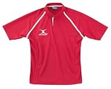 GILBERT Xact Match Rugby Shirt , S, RED
