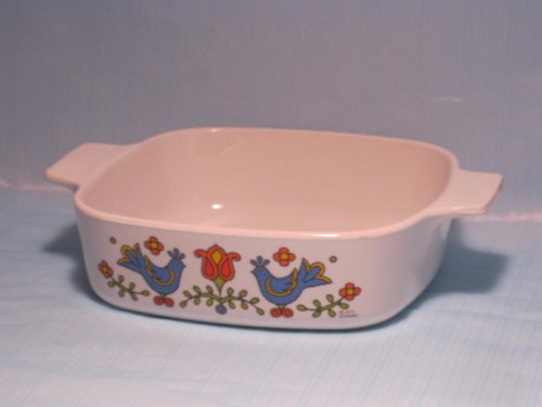 Vintage Corningware 1 Qt Country Festival Casserole dish with Lid A-1-B