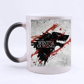 2buymore Mug Game Of Thrones 11 OZ Morphing Mug Heat Sensitive Color Changing 100% Ceramic Coffee/Tea Cup Morphing Mugs