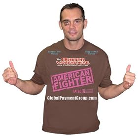 RICH FRANKLIN AMERICAN FIGHTER UFC 83 WALKOUT T-SHIRT SIZE XXX-LARGE