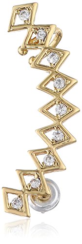 Jules Smith Deco Gold-Plated Rhinestone Ear Cuff