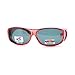Womens Polarized Fit Over Glasses Rhinestone Sunglasses Oval Rectangular