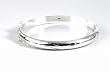 STERLING SILVER BANGLE BRACELET 58mm x 56mm x 7mm