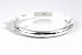 STERLING SILVER BANGLE BRACELET 58mm x 56mm x 7mm