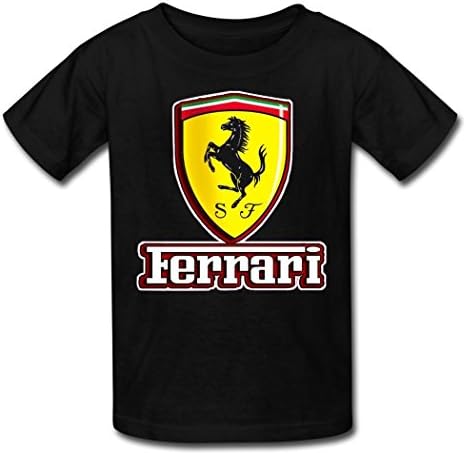 Kid's T shirts Ferrari car logo X-Small