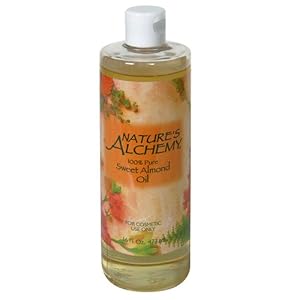 Nature’s Alchemy Sweet Almond Oil, 100% Pure, 16 fl oz (473 ml)