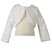 Toddler Little Girls Clothing WHITE FAUX FUR BOLERO Shrug SWEET KIDS Girl 2T-12