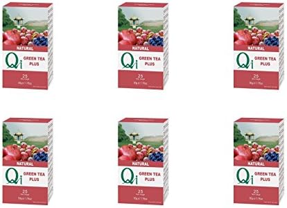 (6 PACK) - Herbal/H Green Tea Plus| 25 Bags |6 PACK - SUPER SAVER - SAVE MONEY