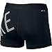Nike Pro Cool Logo 3 Womens Training Compression Shorts (S, 010 Black/White)