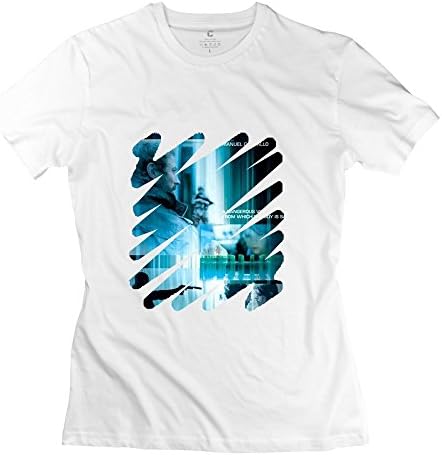 PTHF Womens Super Chappie Round Neck Tshirt XL White