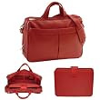 Royce Leather Ladies Laptop Brief - Red