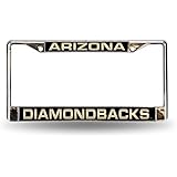 MLB Laser-Cut Chrome License Plate Frame