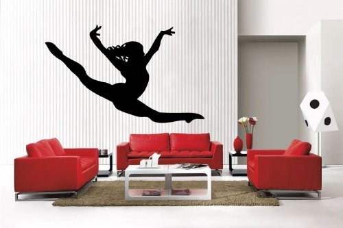 Newclew BALLET DANCER Freestyle Dancing removable Vinyl Wall Decal Home Décor Large