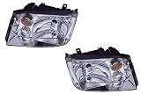1999-2002 (2000 2001 99 00 01 02) Volkswagen Jetta Headlight Assembly (with Fog Light) - One Pair (Both Driver and Passenger Sides) - DOT Certified Headlamp