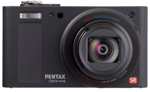 Pentax Optio RZ18 Digital Camera - Black (16MP, 18 x Optical Zoom) 3 inch LCD Screen