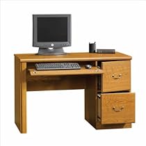 Sauder Orchard Hills Wood Computer Desk in Carolina Oak