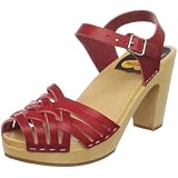 Swedish Hasbeens Womens Braided Sky High Clog