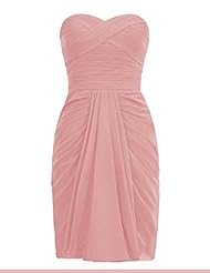 Cocktail Sweetheart Sheath Pleated Club Dress/Homecoming Dress/Bridesmaid Dress/Prom Dress/Party Dress/Mini Dress 