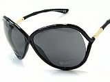 TOM FORD Simone TF74 TF-74 FT0074 Shiny Black B5 Sunglasses