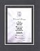 A Nurse's Prayer Poem on 11 x 14 inches Double Beveled Matting (Black V Grove)