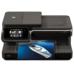 HP Multifunktions-Farbtintenstrahldrucker Photosmart 7510 e-All-in-One CQ877B + WLAN + Seidenmattfotopapier - 200g / m2 - A4 - 100 Blatt (Q2510A) + Pack Druckerpatronen 364 Cyan, Magenta, Gelb, Schwarz + USB-Kabel A m�nnlich / B m�nnlich 1,80m .