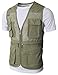 H2H Mens Casual Work Utility Hunting Travels Sports Mesh Vest With Pockets