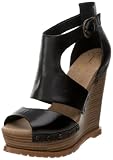 Jessica Simpson Women's Maris Wedge Sandal,Black New Vachetta,8.5 M US