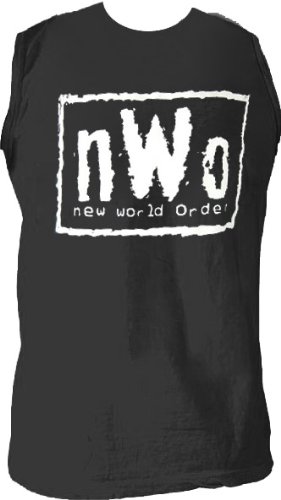 New World Order Wrestling Black Mens Sleeveless T-shirt