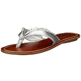 Buffalo 309-9759 met kid leather, Damen Sandalen/Zehentrenner, silber, (silver ), EU 39