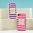 Black Modern Stripes Personalized Case for IPhone 4 and 4S