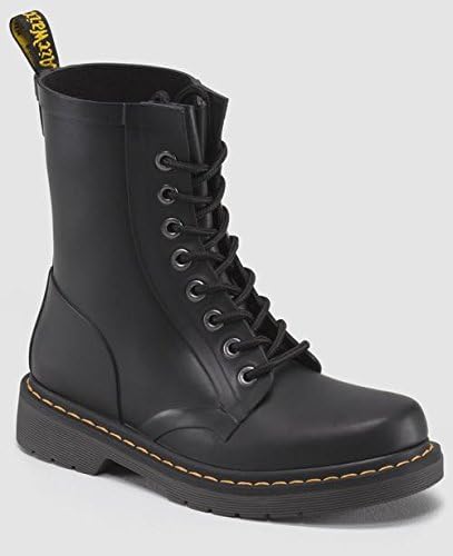 Dr. Martens Men's Black Drench 8 Eye Boot 10 F(M) UK